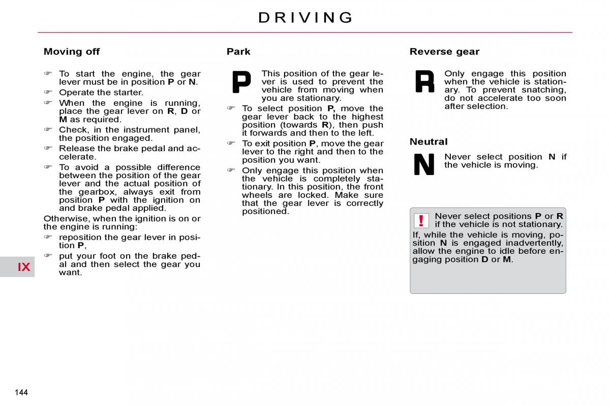 Citroen C5 II 2 owners manual / page 165