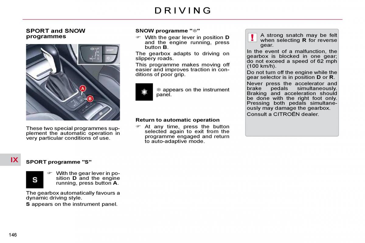 Citroen C5 II 2 owners manual / page 167