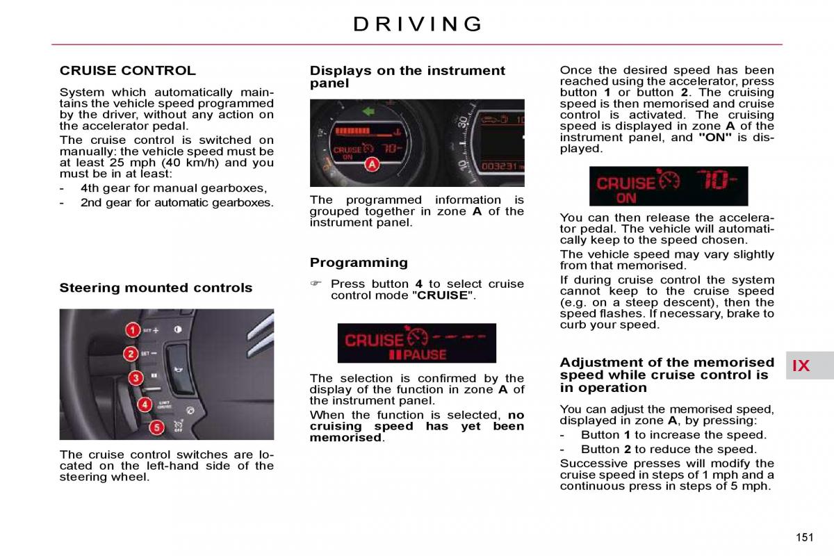 Citroen C5 II 2 owners manual / page 172