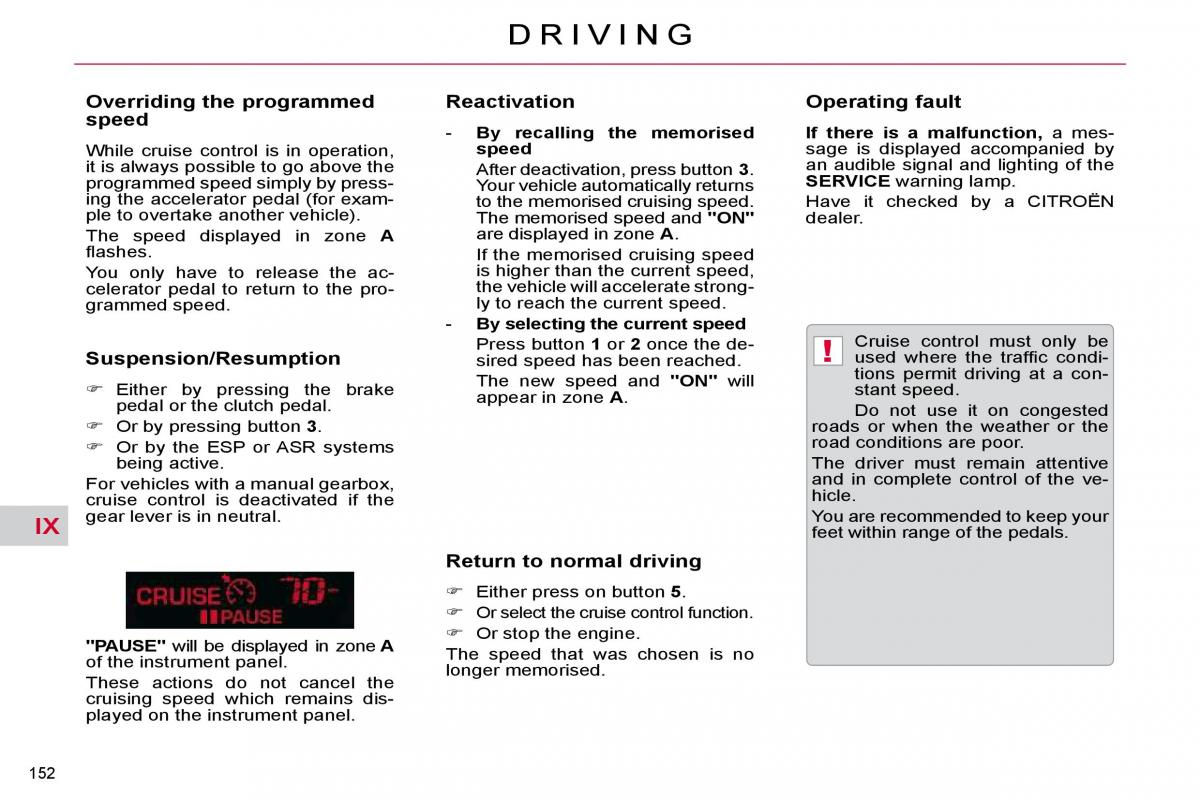 Citroen C5 II 2 owners manual / page 173