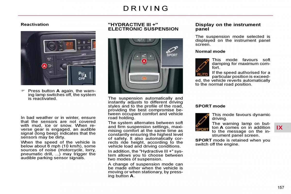 Citroen C5 II 2 owners manual / page 178