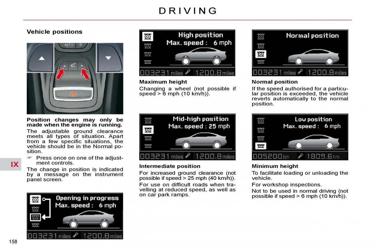 Citroen C5 II 2 owners manual / page 180