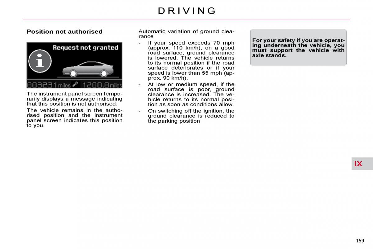 Citroen C5 II 2 owners manual / page 181