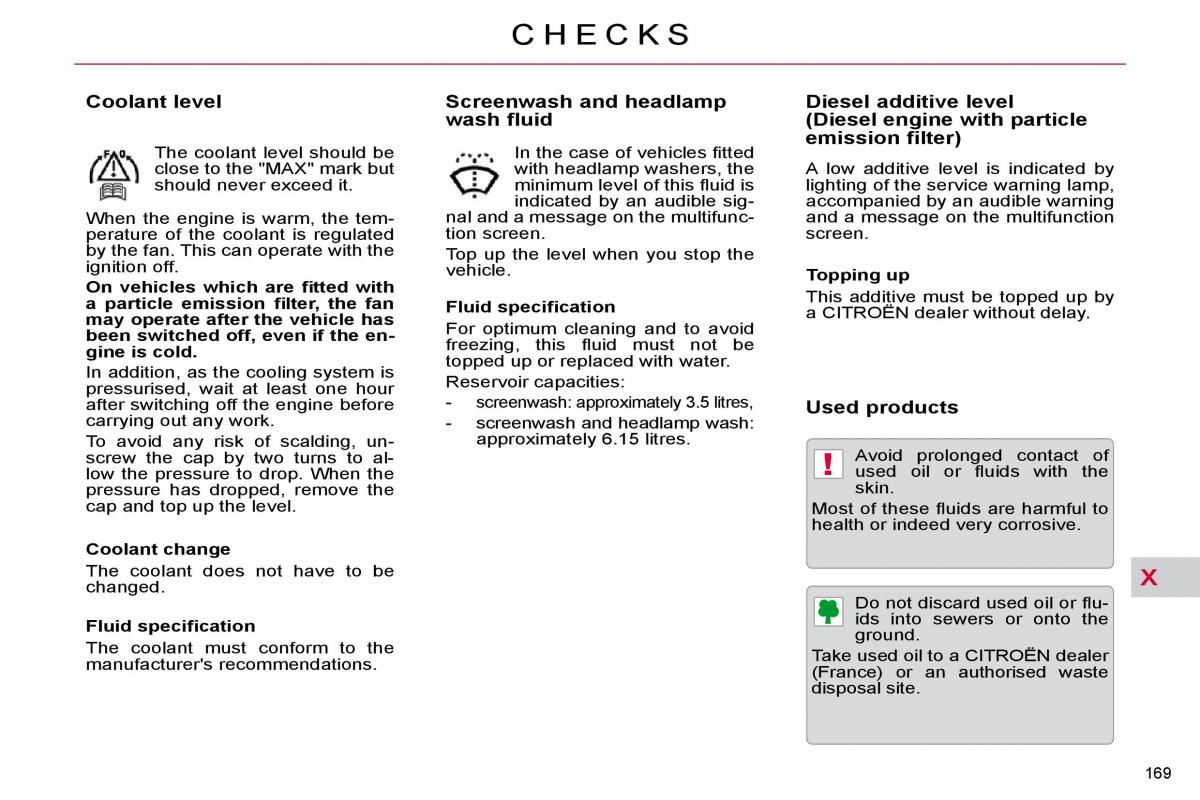 Citroen C5 II 2 owners manual / page 190