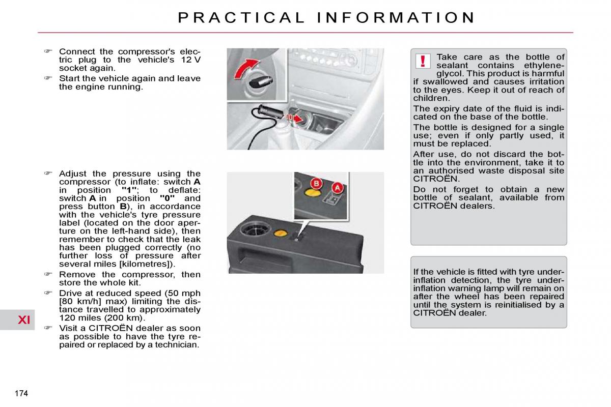 Citroen C5 II 2 owners manual / page 195