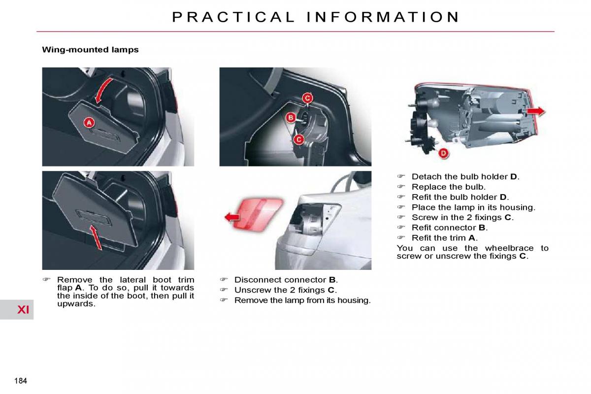 Citroen C5 II 2 owners manual / page 207