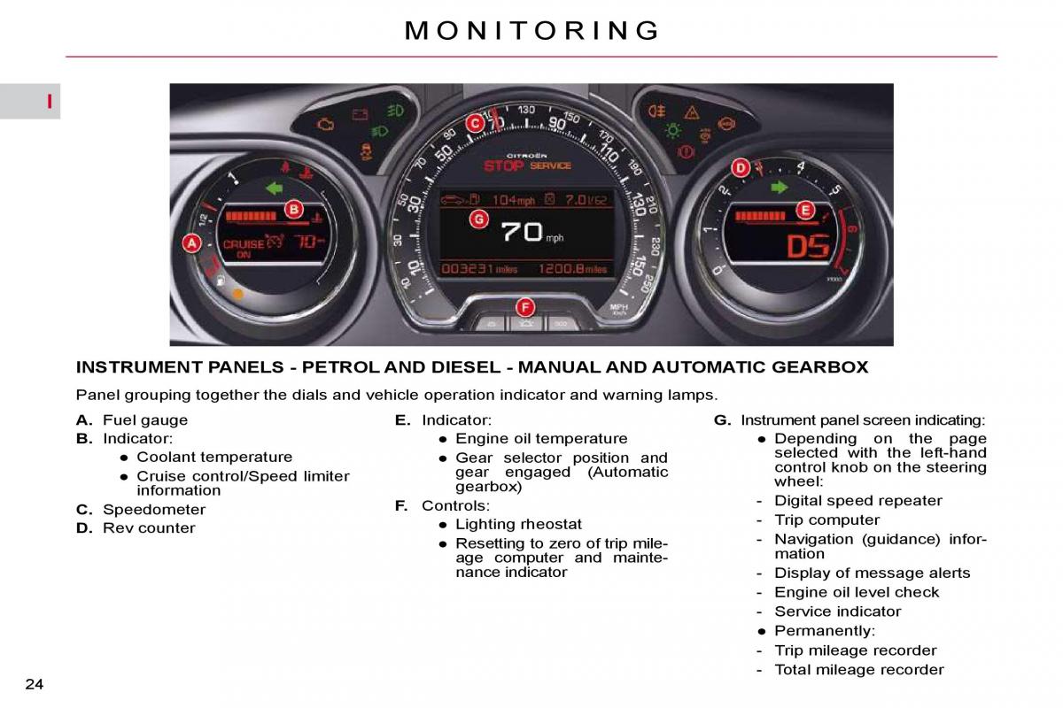 Citroen C5 II 2 owners manual / page 21