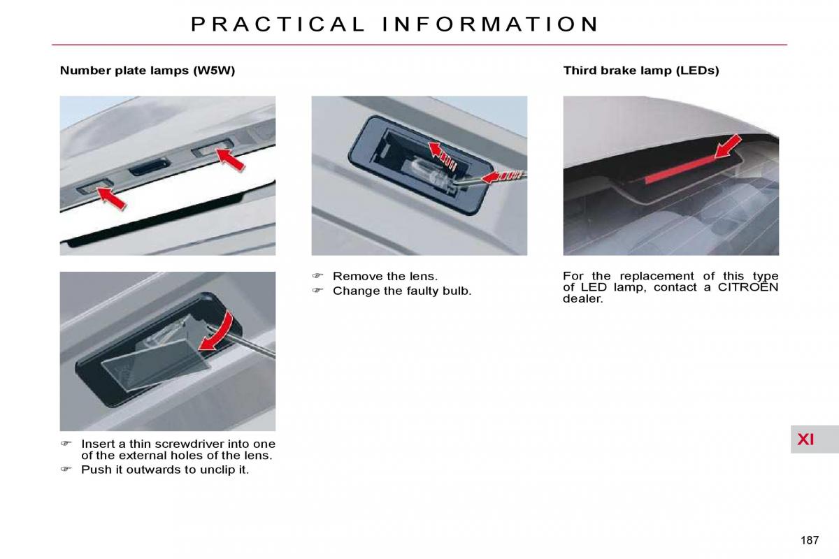 Citroen C5 II 2 owners manual / page 210