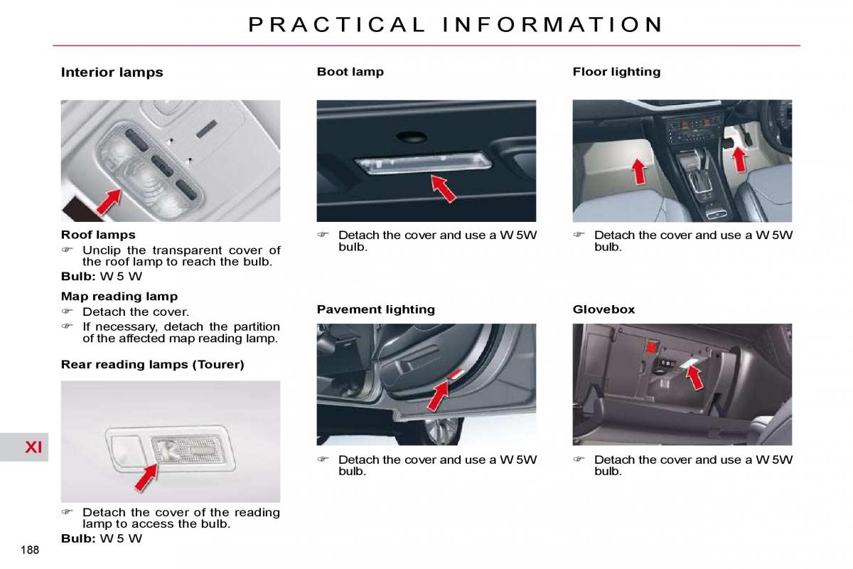 Citroen C5 II 2 owners manual / page 211