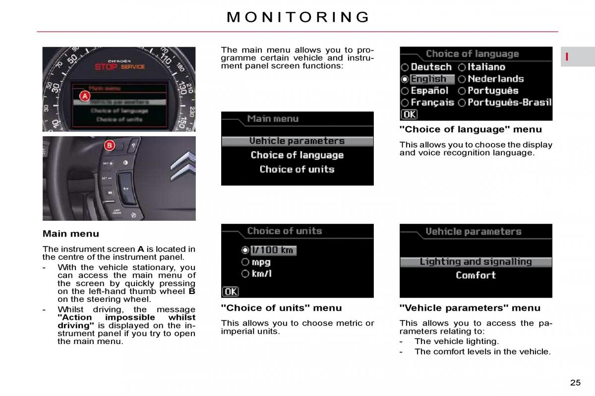 Citroen C5 II 2 owners manual / page 22