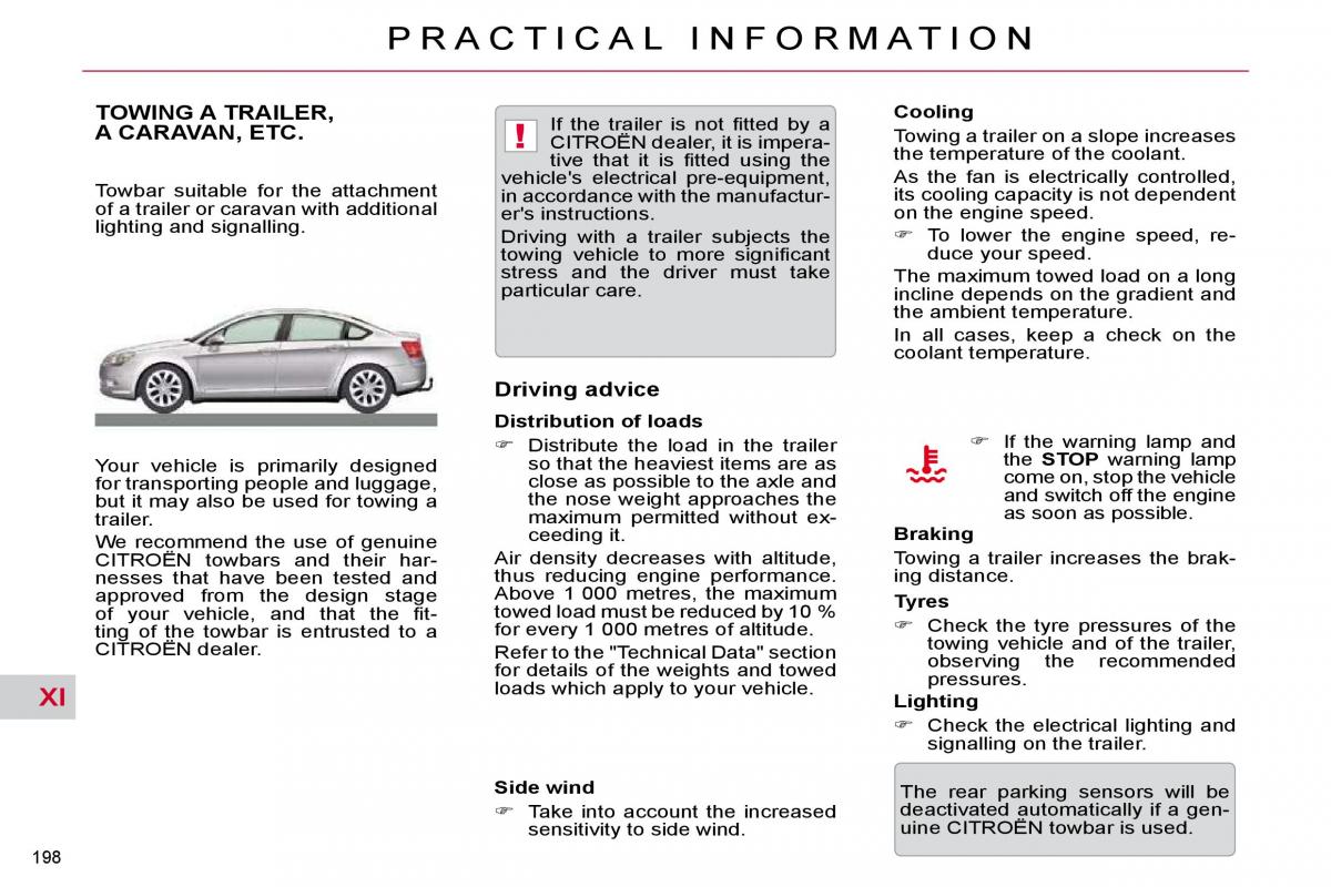 Citroen C5 II 2 owners manual / page 222