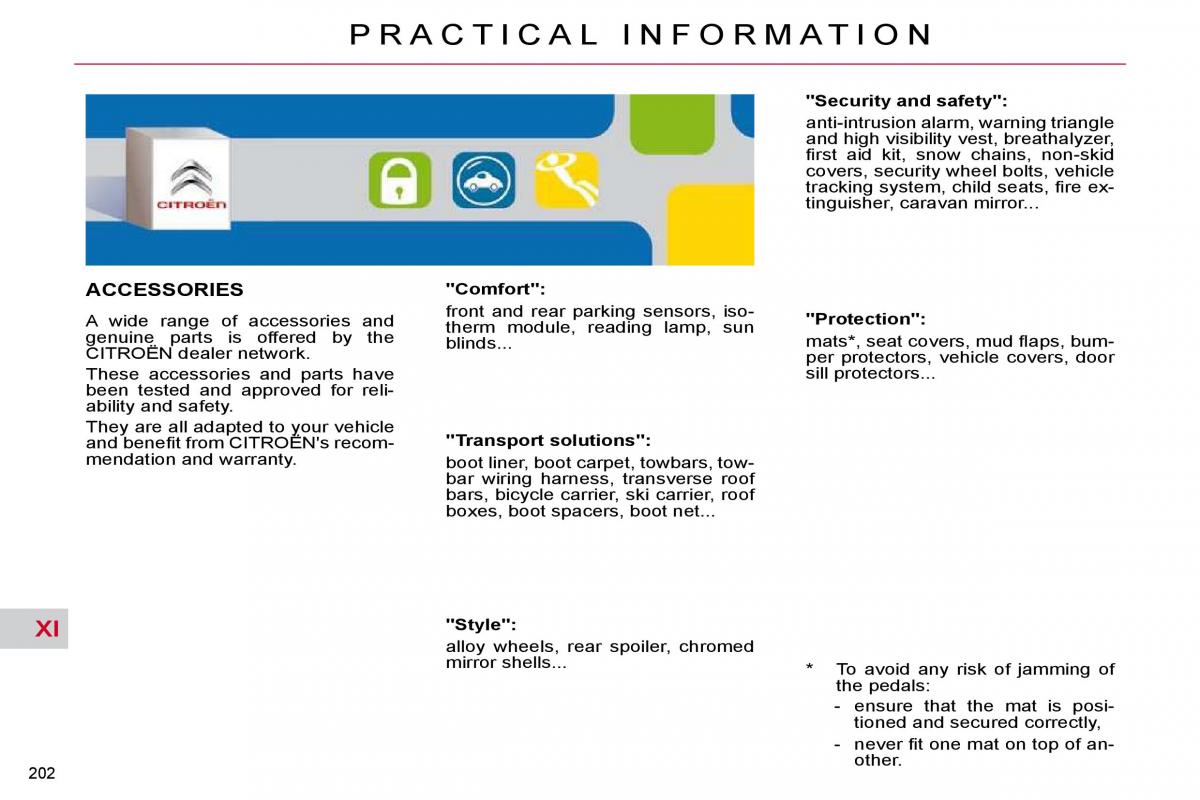 Citroen C5 II 2 owners manual / page 226