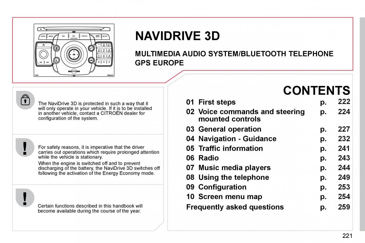 Citroen C5 II 2 owners manual / page 242