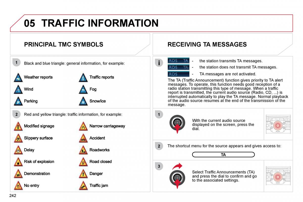 Citroen C5 II 2 owners manual / page 263