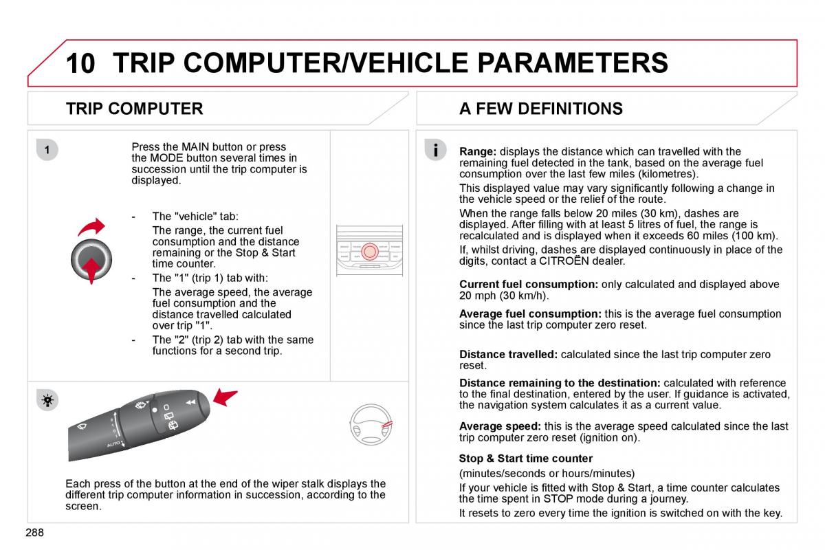 Citroen C5 II 2 owners manual / page 308