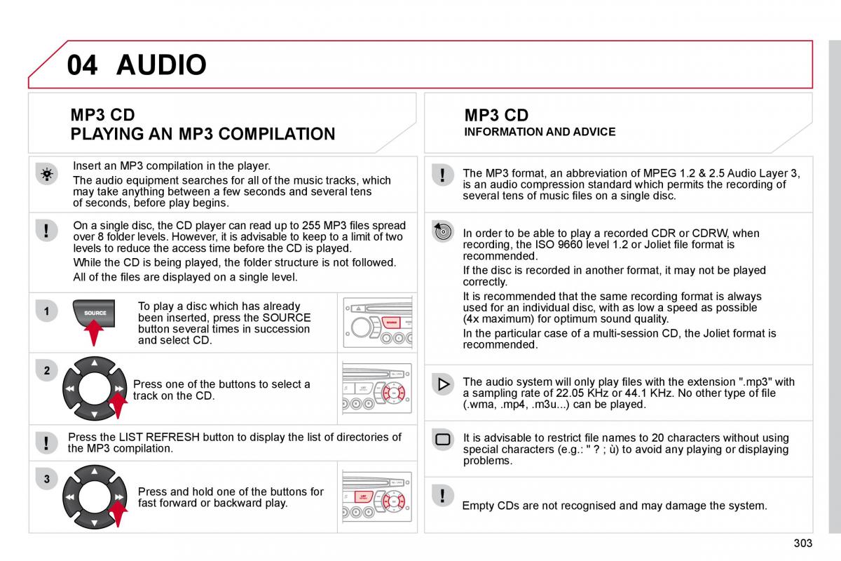 Citroen C5 II 2 owners manual / page 323