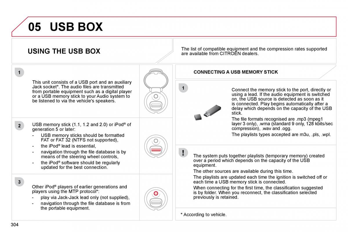 Citroen C5 II 2 owners manual / page 324