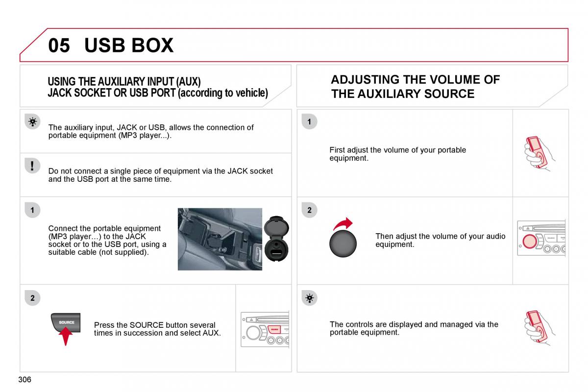 Citroen C5 II 2 owners manual / page 326