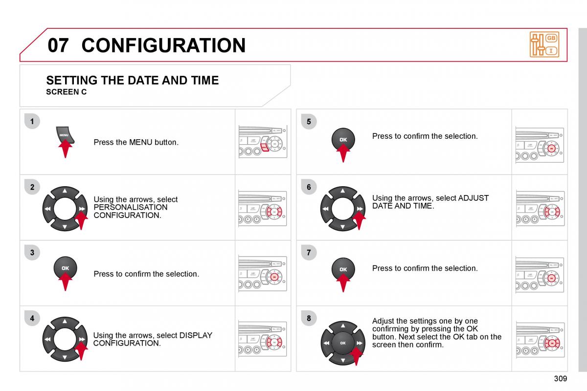 Citroen C5 II 2 owners manual / page 329