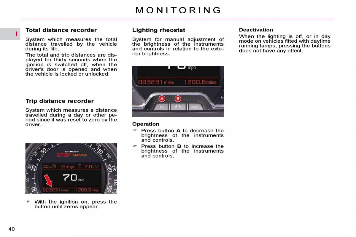 Citroen C5 II 2 owners manual / page 41