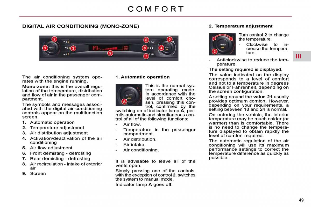 Citroen C5 II 2 owners manual / page 50