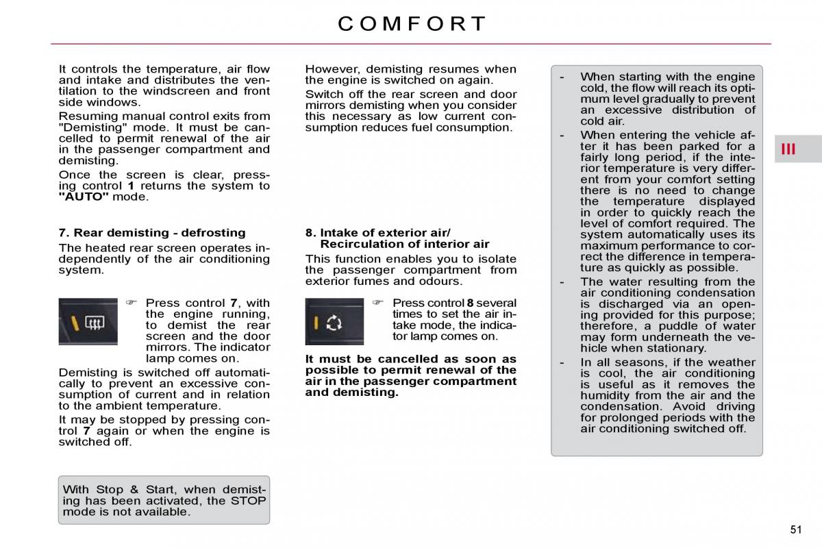 Citroen C5 II 2 owners manual / page 52