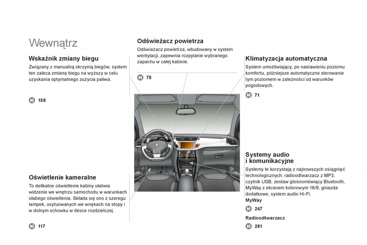 Citroen DS3 instrukcja obslugi / page 12