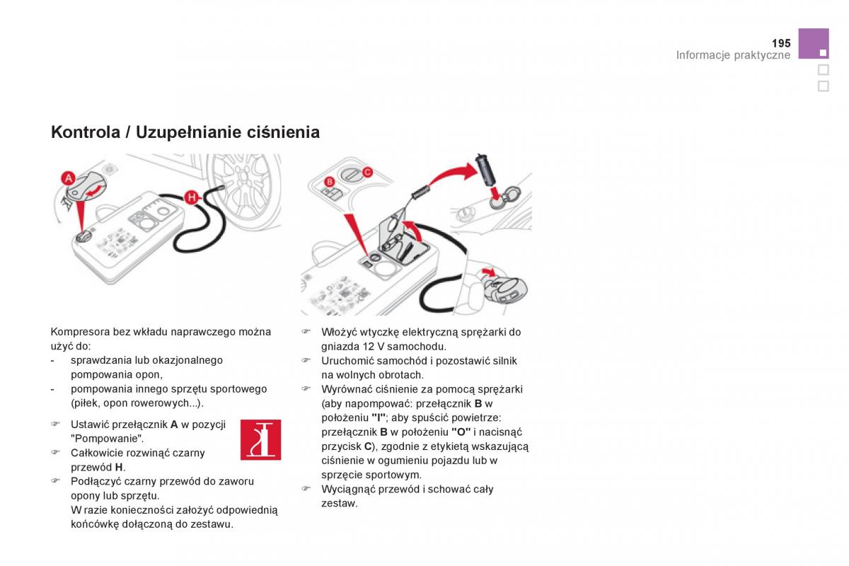 Citroen DS3 instrukcja obslugi / page 197