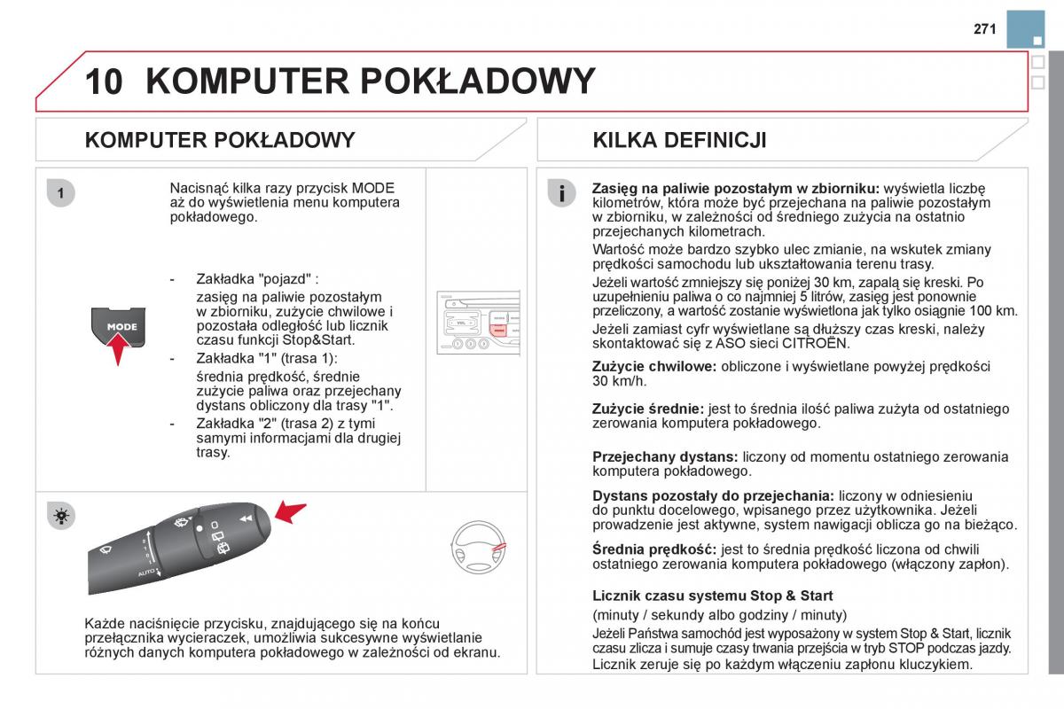 Citroen DS3 instrukcja obslugi / page 273