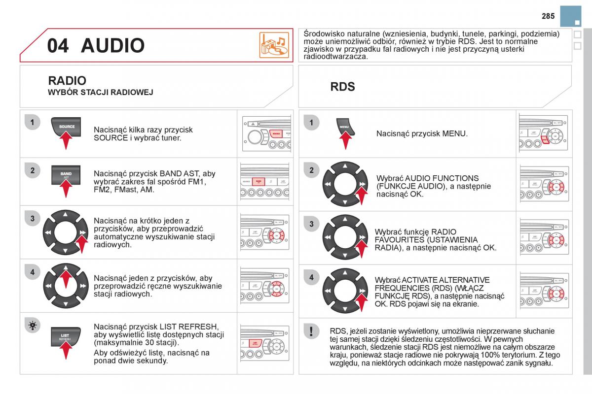 Citroen DS3 instrukcja obslugi / page 287