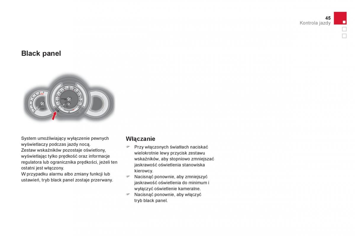 Citroen DS3 instrukcja obslugi / page 47