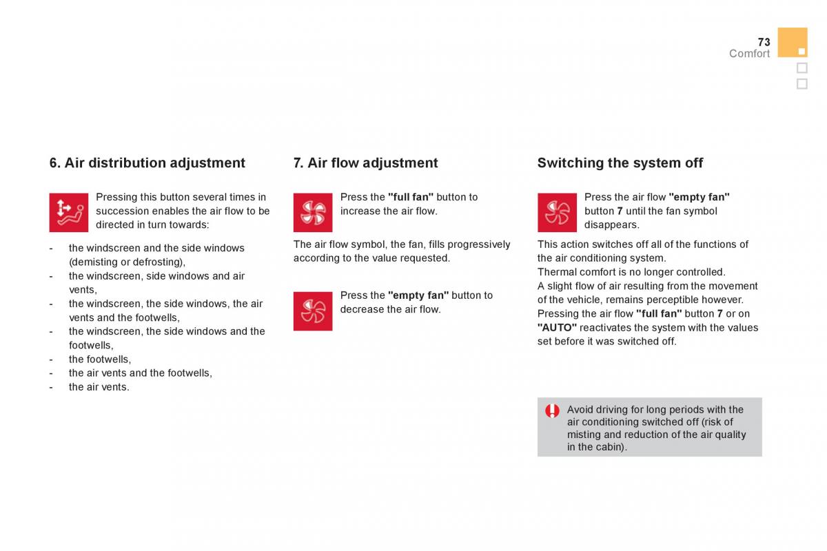 Citroen DS3 owners manual / page 75