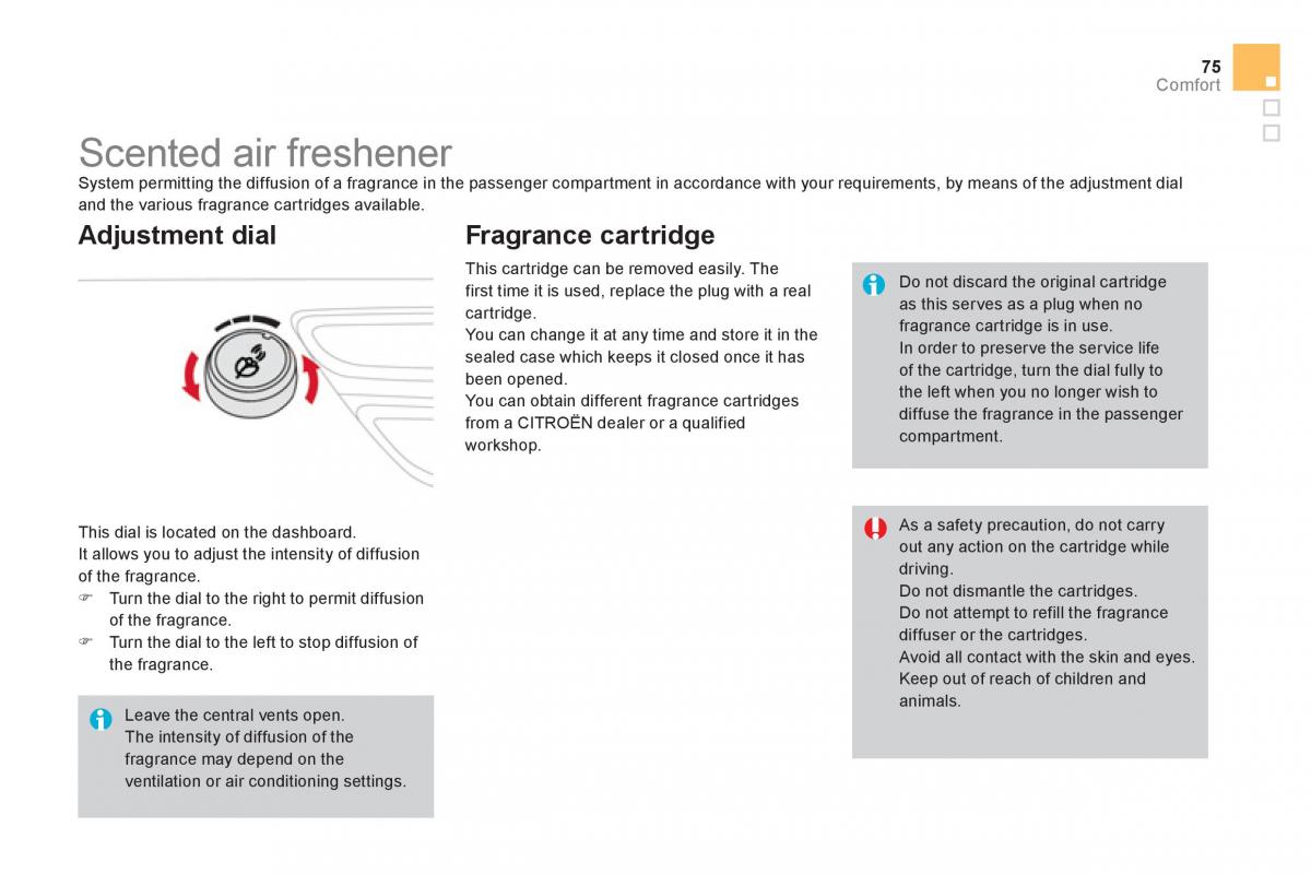 Citroen DS3 owners manual / page 77