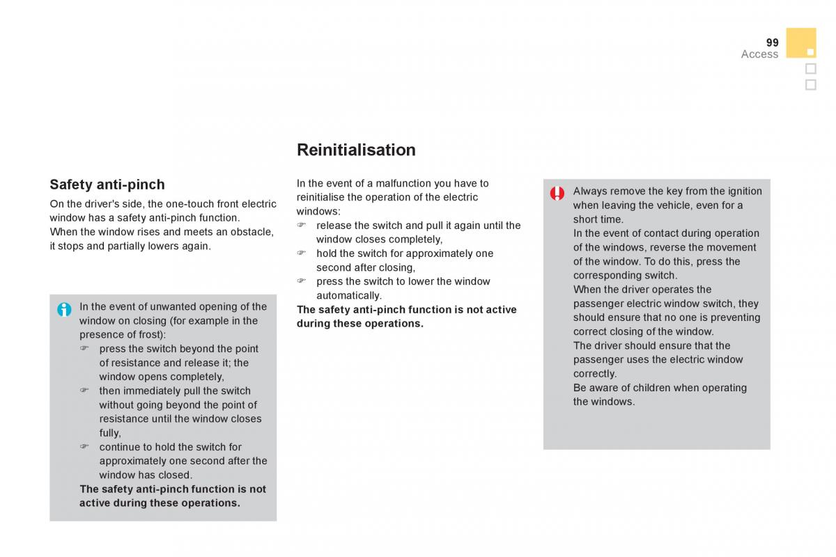 Citroen DS3 owners manual / page 101