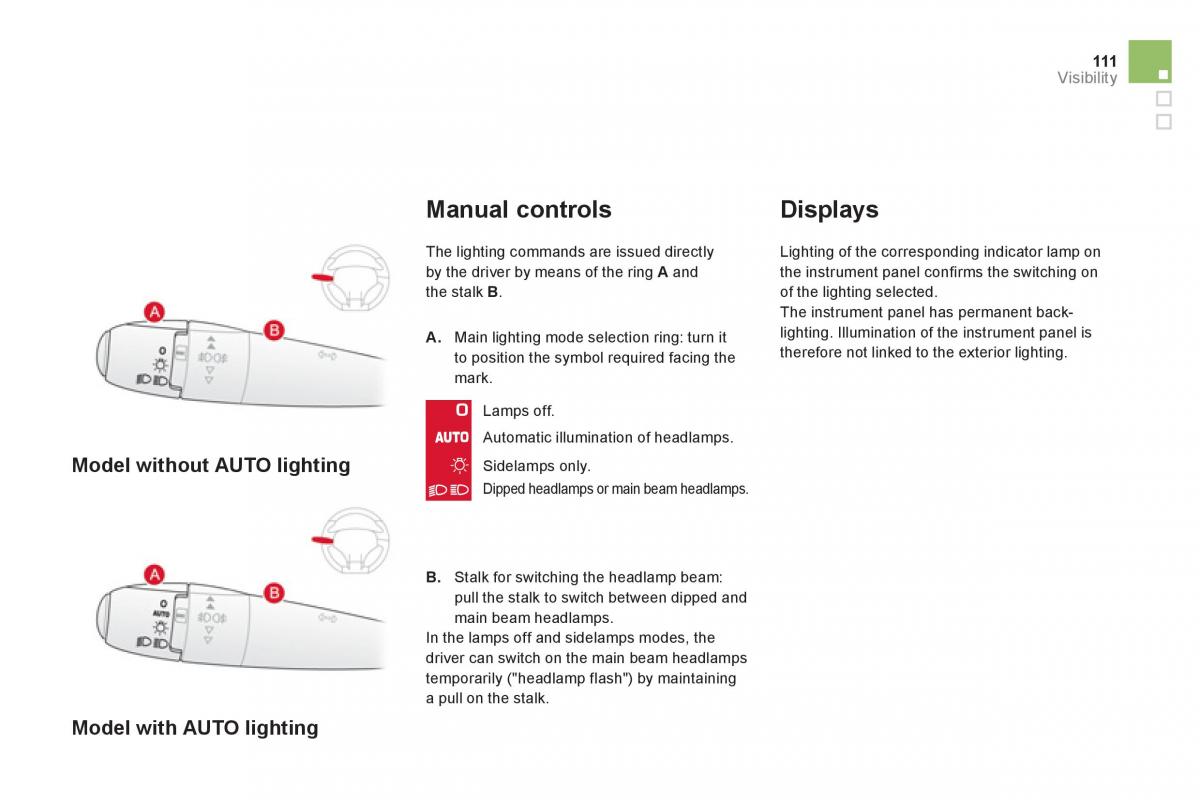 Citroen DS3 owners manual / page 113