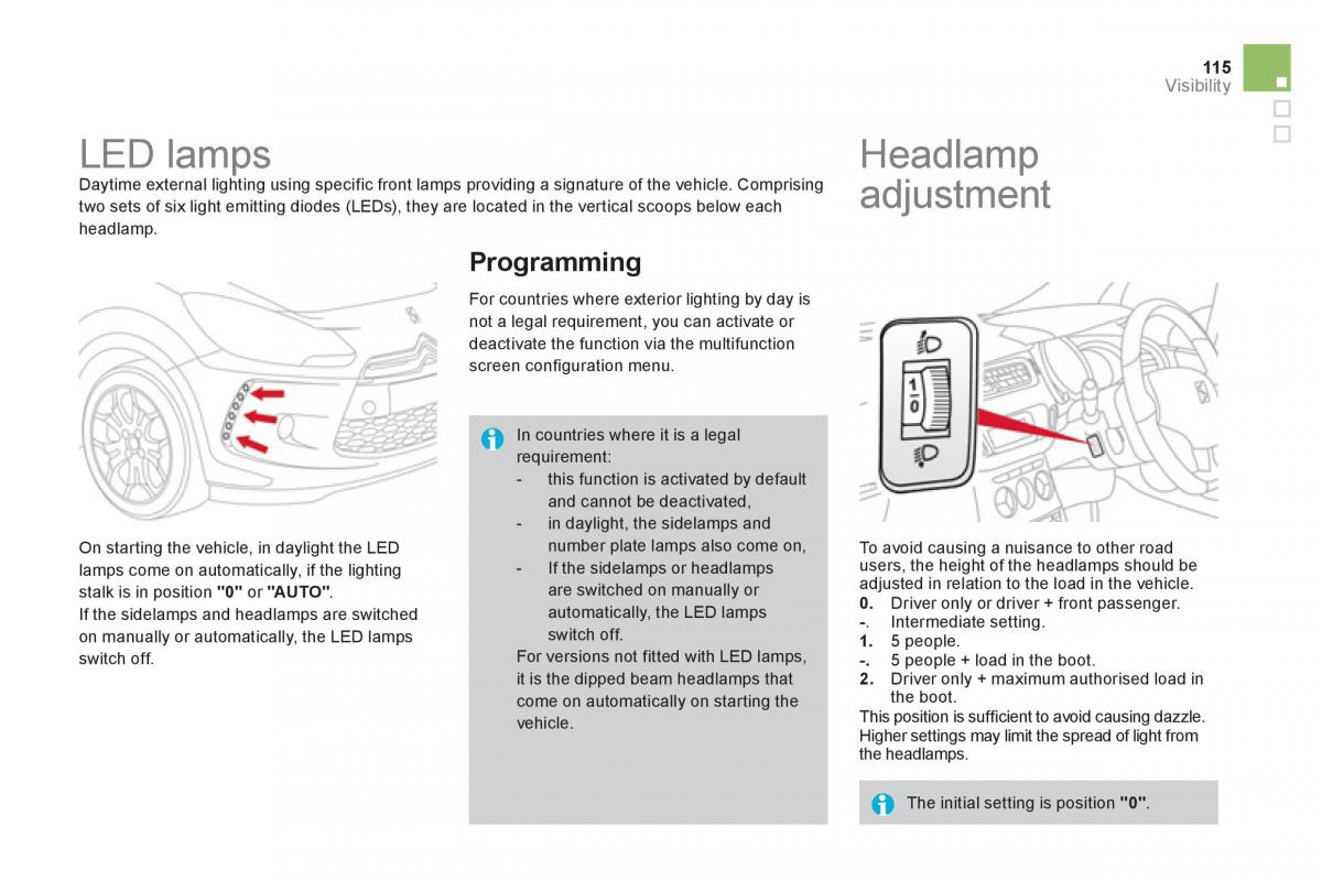 Citroen DS3 owners manual / page 117