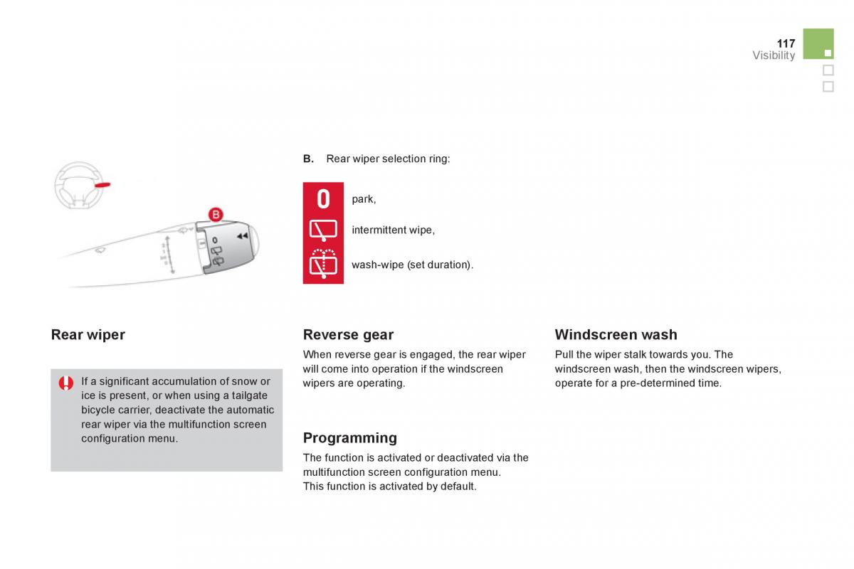 Citroen DS3 owners manual / page 119