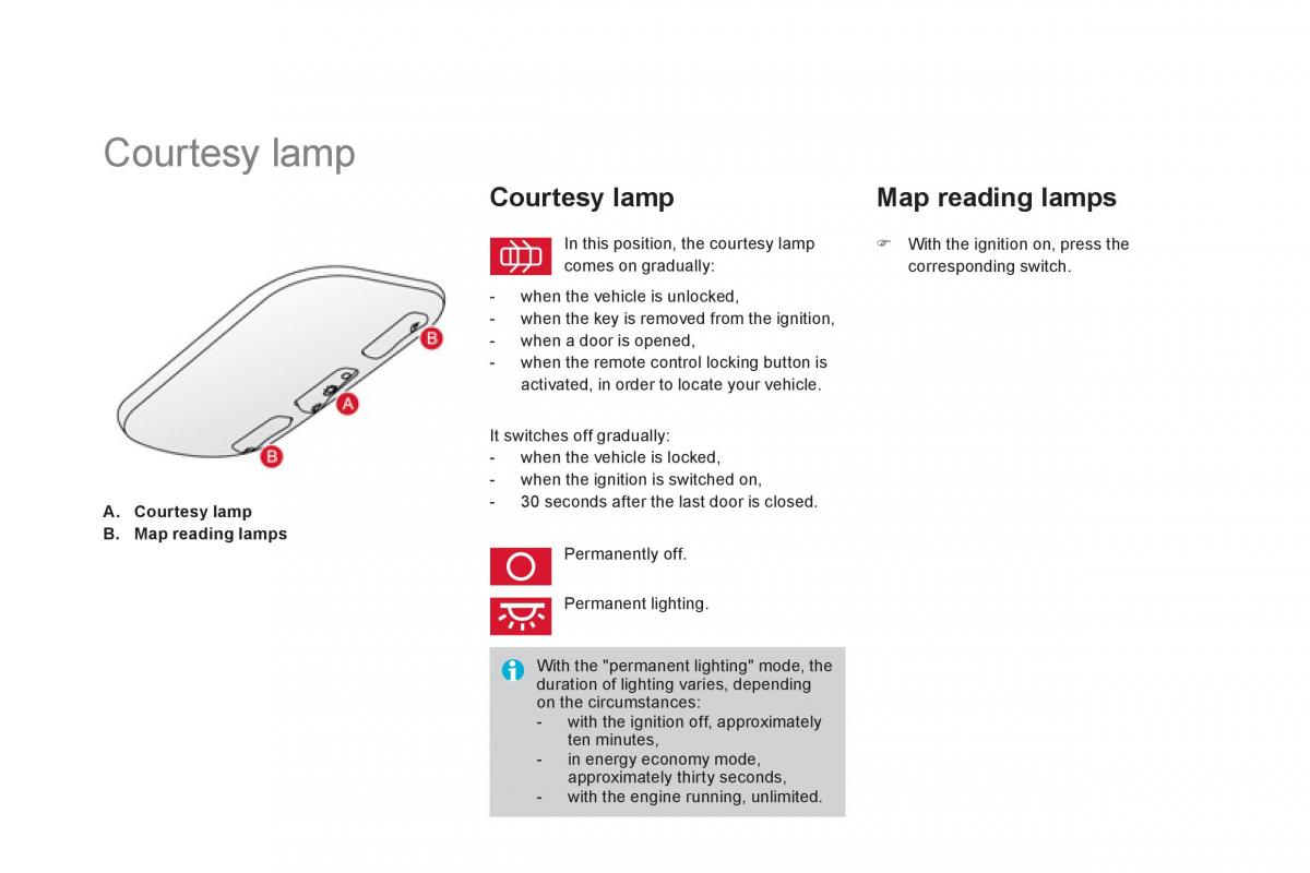 Citroen DS3 owners manual / page 122