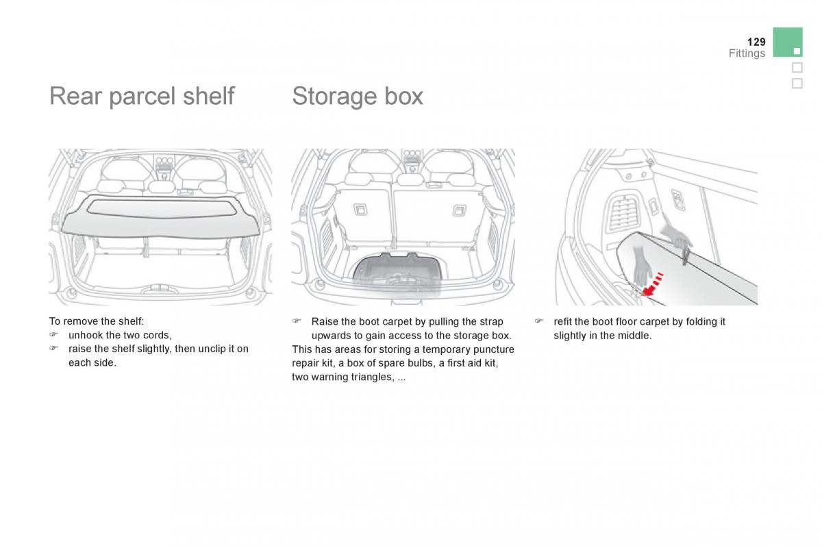 Citroen DS3 owners manual / page 131