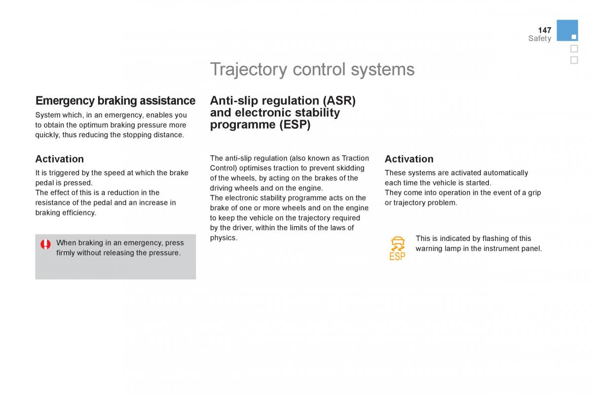 Citroen DS3 owners manual / page 149