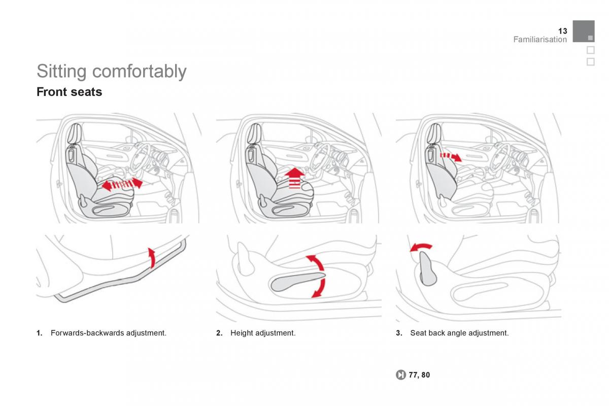 Citroen DS3 owners manual / page 15