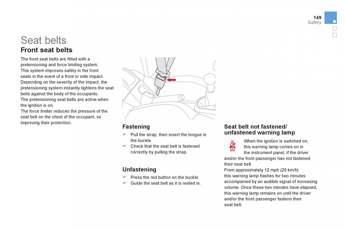 Citroen DS3 owners manual / page 151