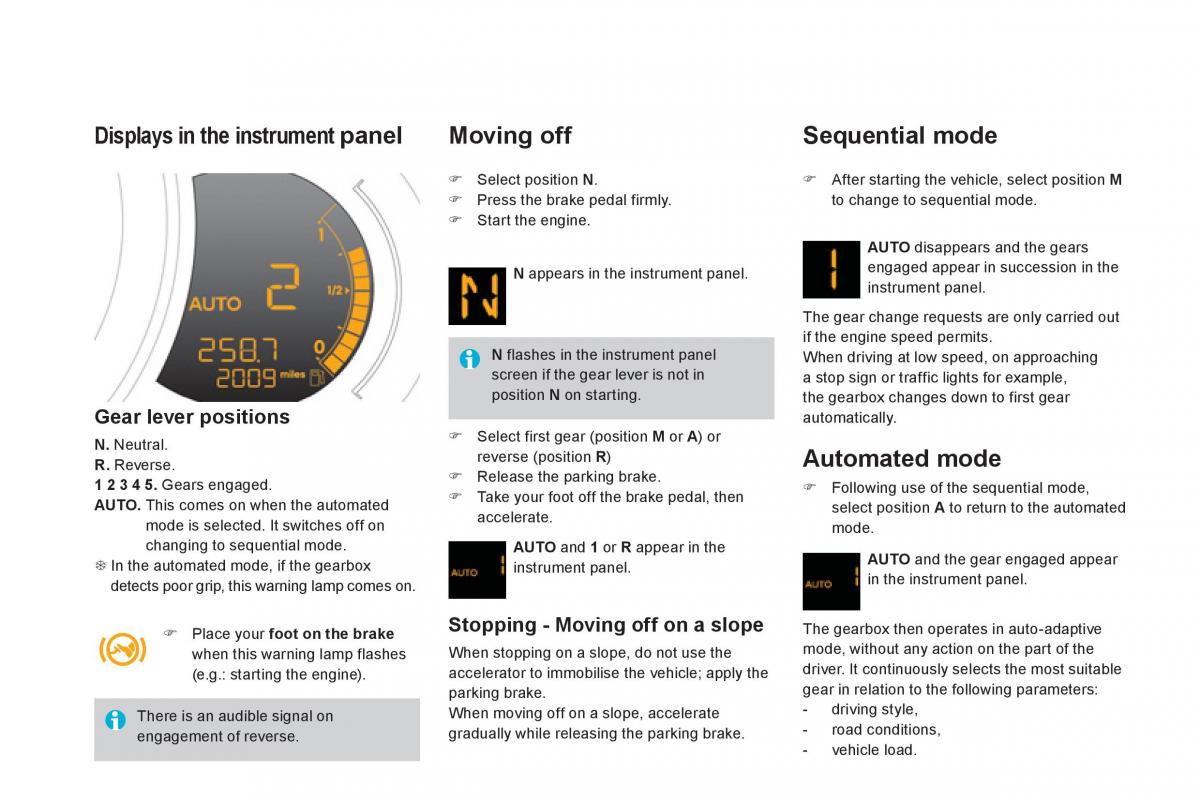 Citroen DS3 owners manual / page 166