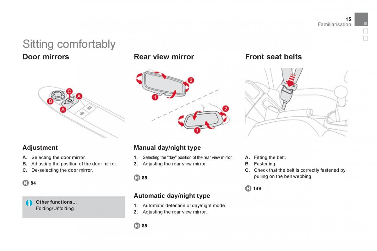 Citroen DS3 owners manual / page 17