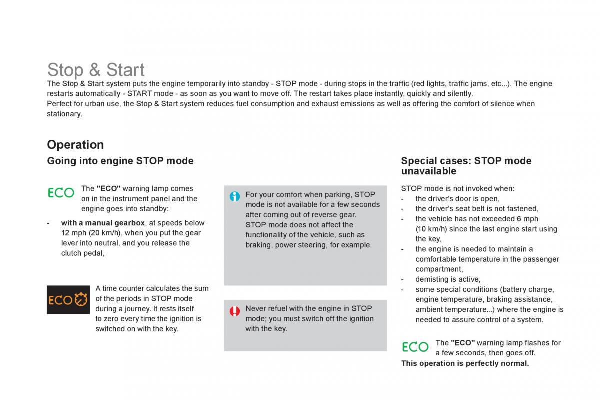 Citroen DS3 owners manual / page 172