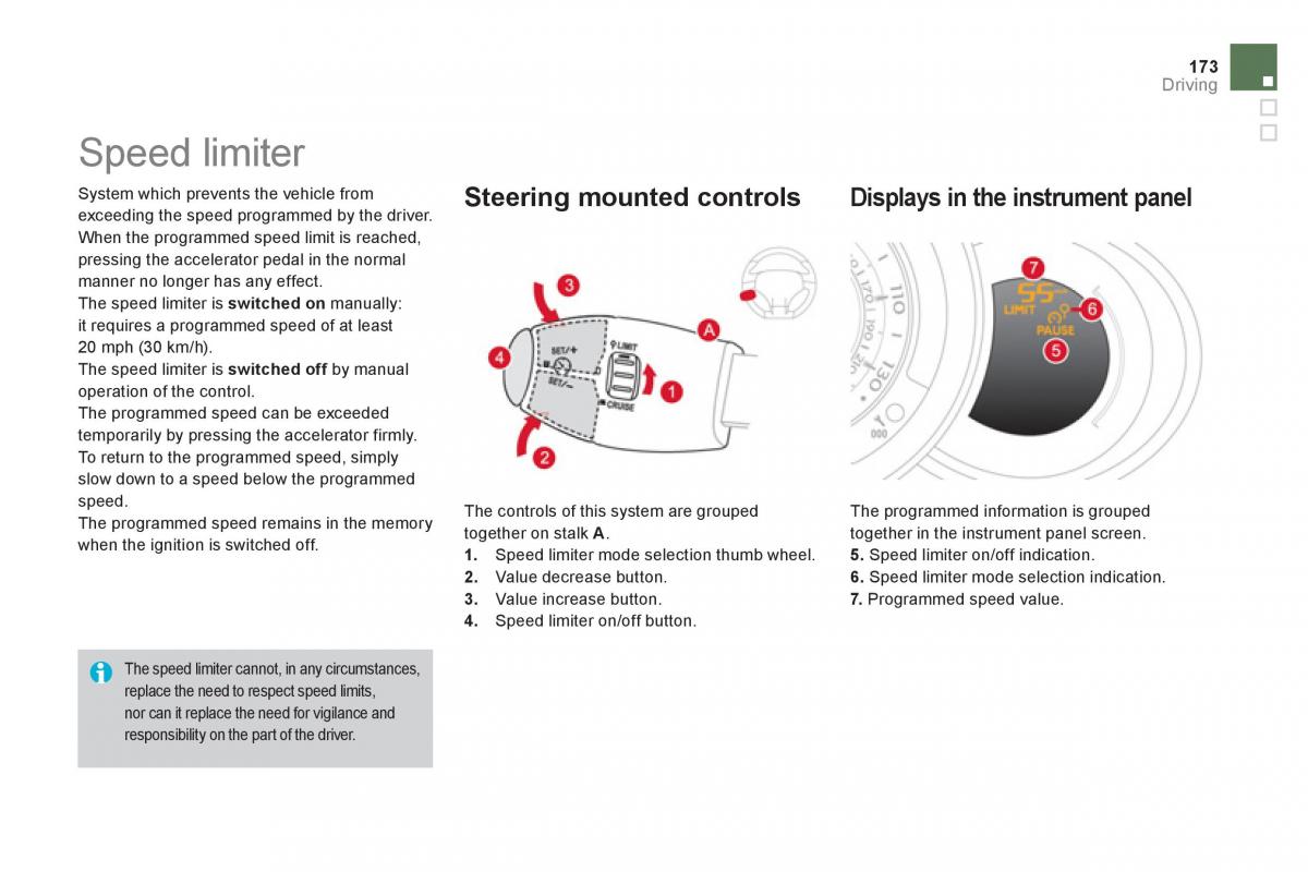 Citroen DS3 owners manual / page 175