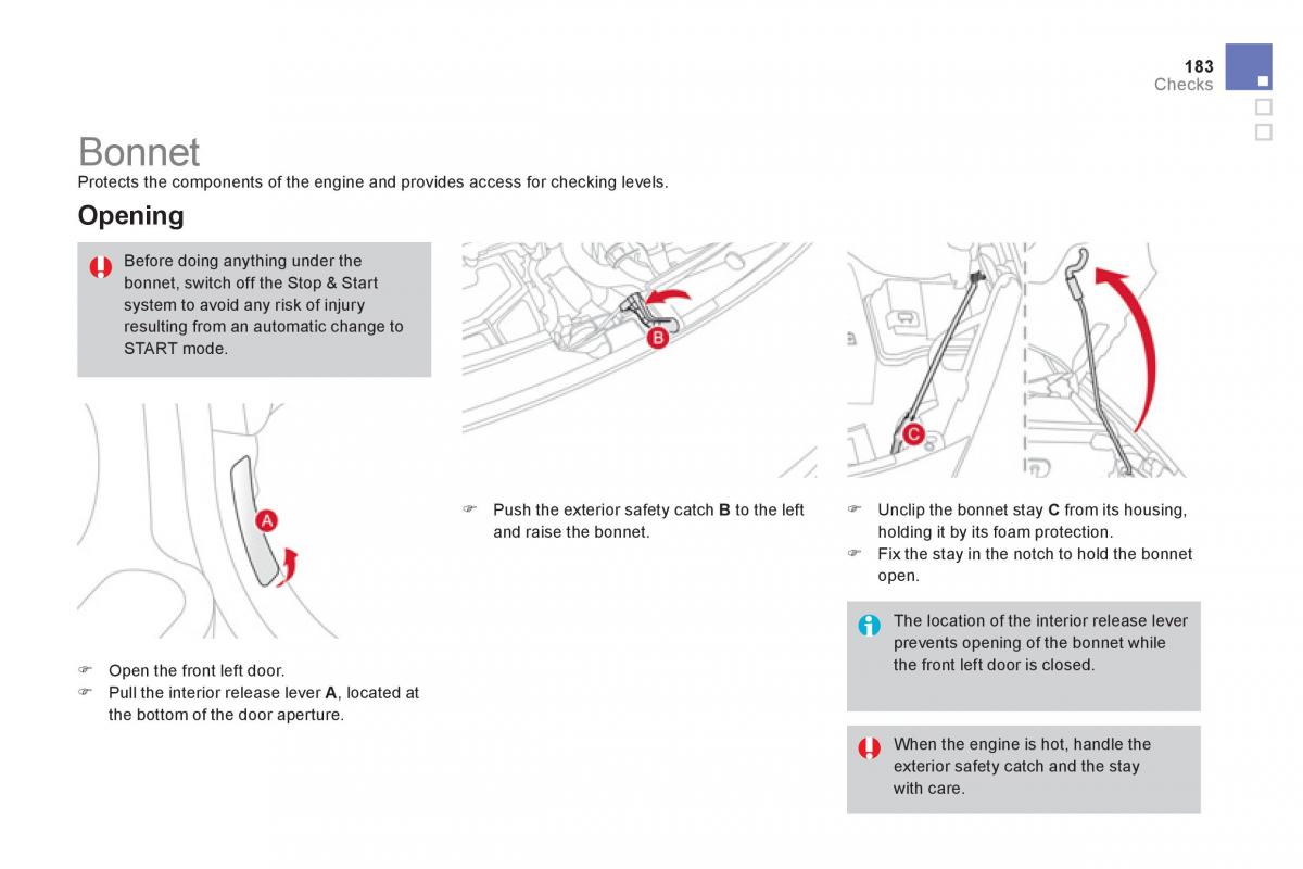 Citroen DS3 owners manual / page 185