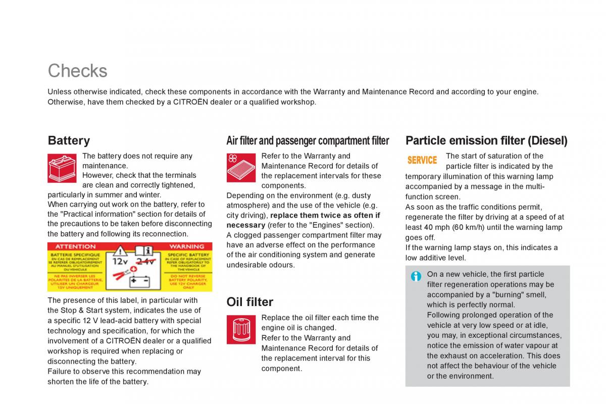 Citroen DS3 owners manual / page 192