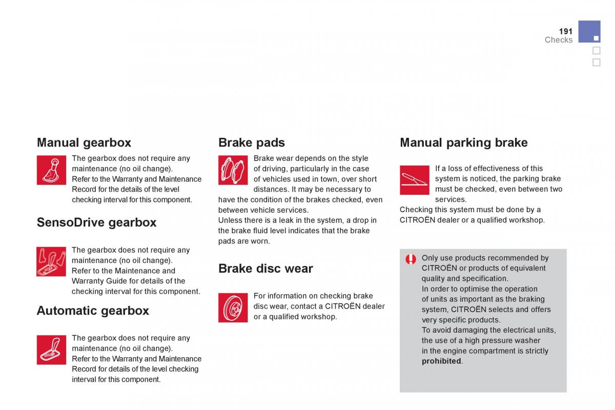 Citroen DS3 owners manual / page 193