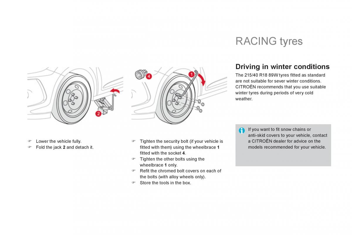 Citroen DS3 owners manual / page 208